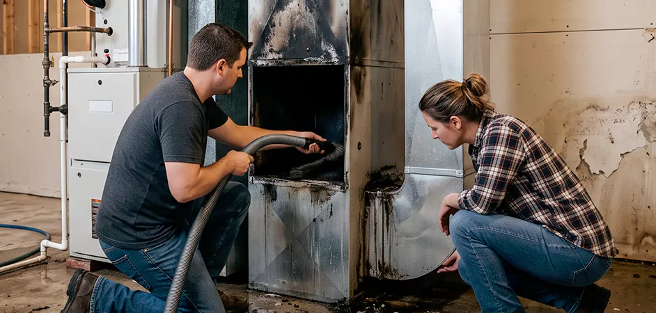 Fire and Flood Duct Restoration in New Brunswick, NJ
