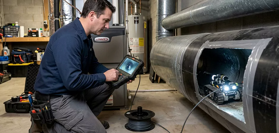 Robotic Duct Inspection in New Brunswick, NJ