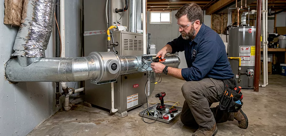 Booster Fan Installation in New Brunswick
